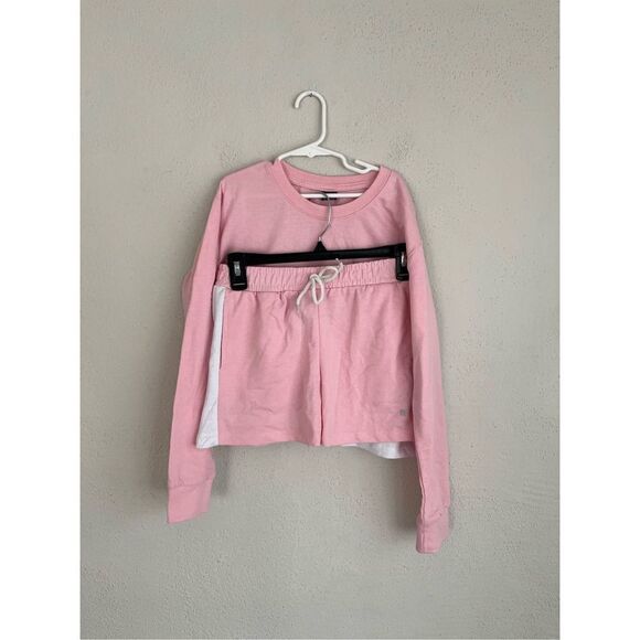 Marika Girl Pink Sweatshirt&Short Set, Size M((10/12) MSRP $36 - Picture 2 of 9